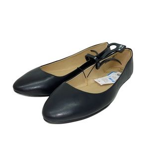 (SH-631) Time and Tru Black Casual Flats 9.5W